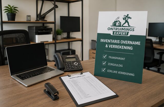 Inventaris voor overname en verrekening